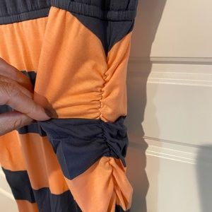 Pale orange and gray Splendid Maxi dress. Large.